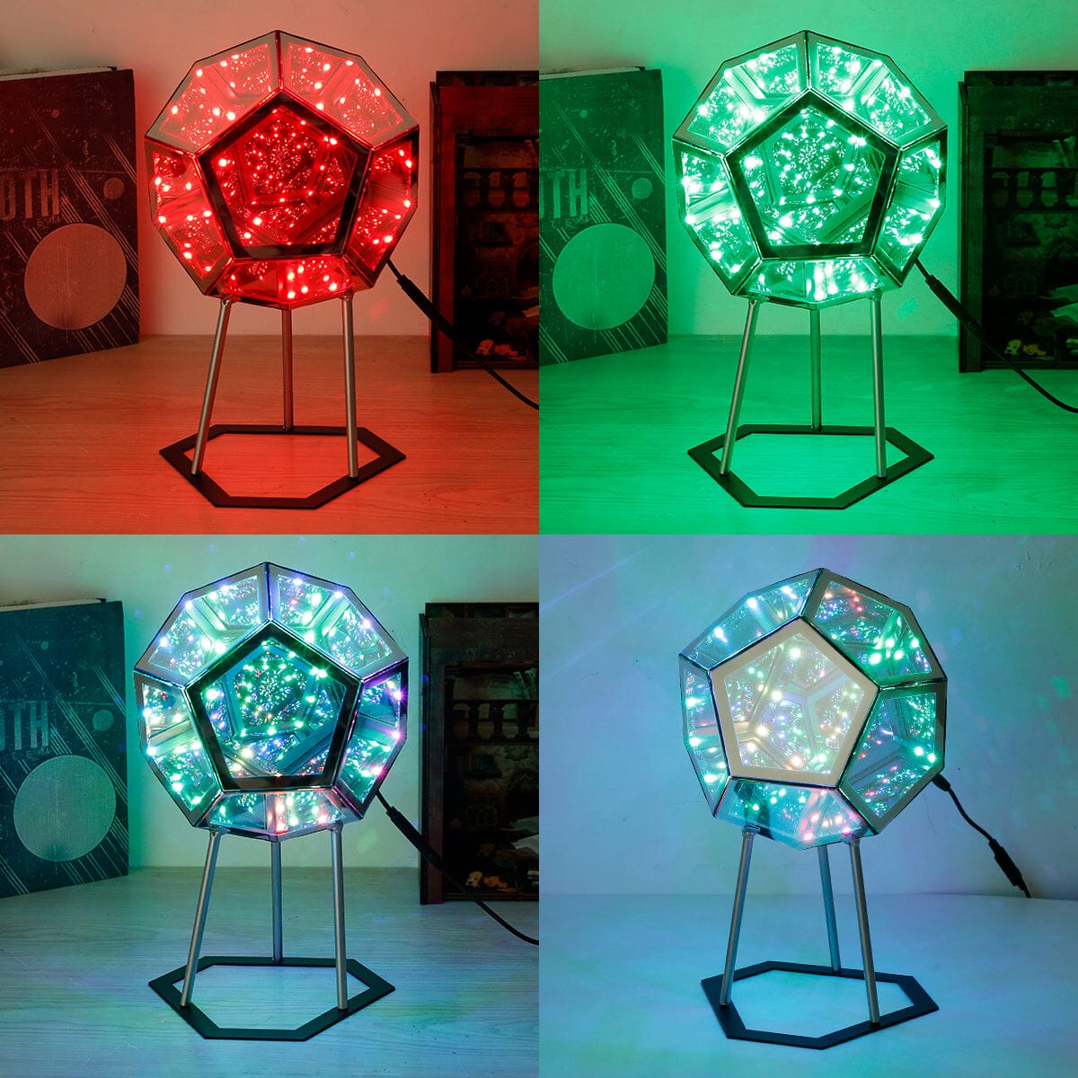 (BOGO OFFER TODAY ONLY - BUY 1 GET 2ND 50% OFF) Infinity Glow Lamp Magic LED Lamp with remote