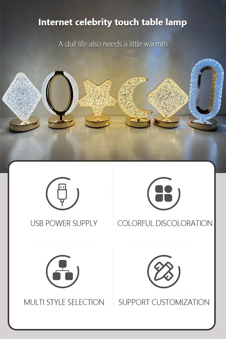 (ALMOST SOLD OUT) Enchanted Crystal Color Changing Lamp - A Perfect Gift