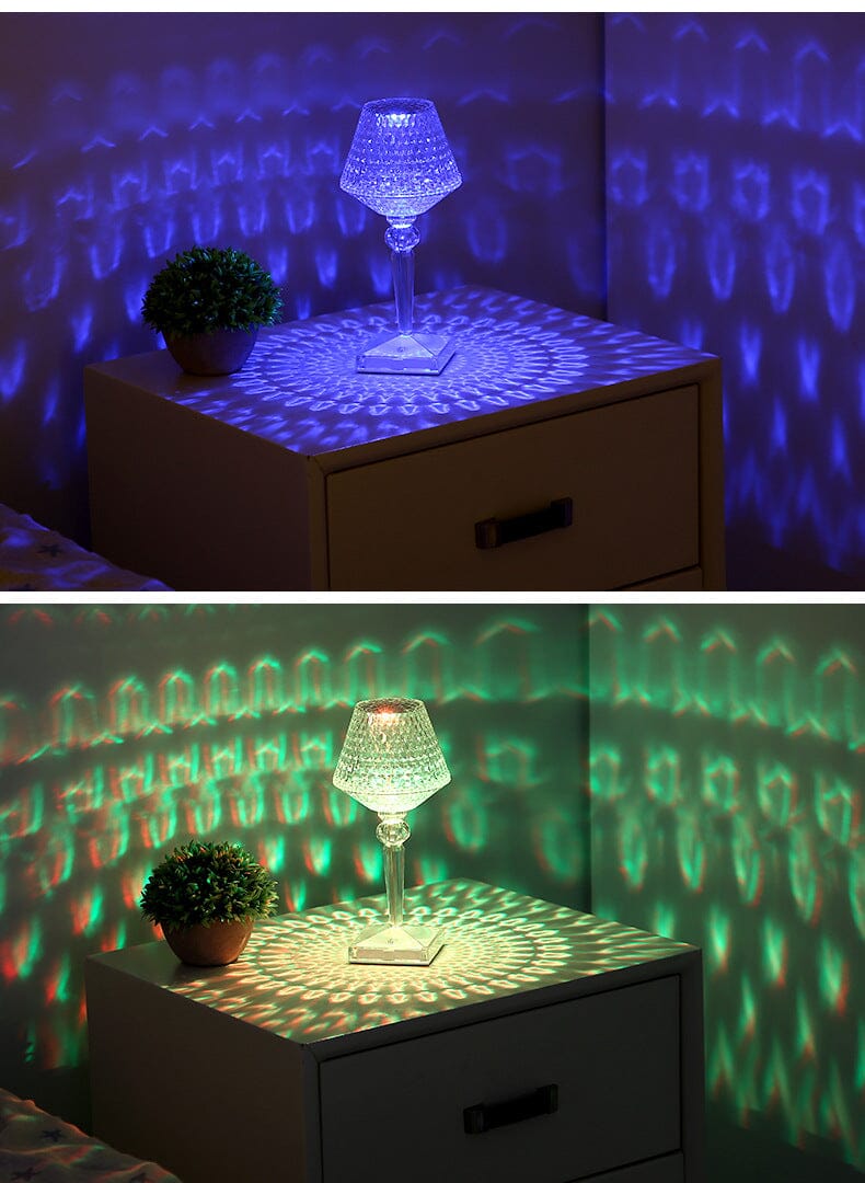 (ALMOST SOLD OUT) Crystal Color Changing Touch Control + Remote Control Lamp