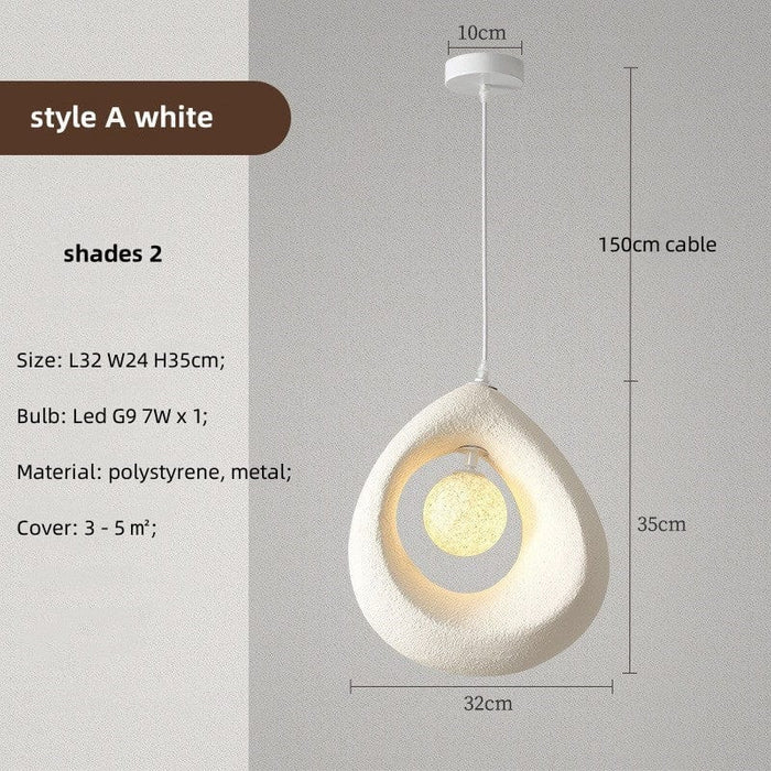 Circular Wabi Sabi Pendant Light: Embrace the Beauty of Imperfection