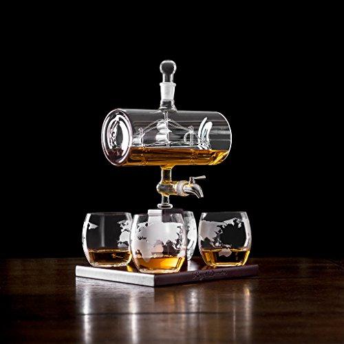 Royal Decanters Sailing Ship - Perfect Gift Set
