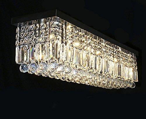 Rectangular Raindrop Crystal Chandelier