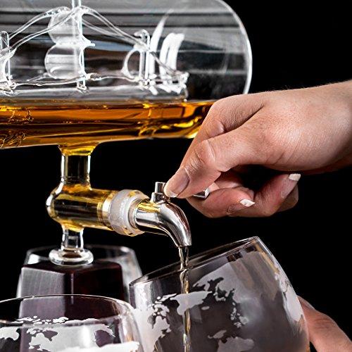 Royal Decanters Sailing Ship - Perfect Gift Set