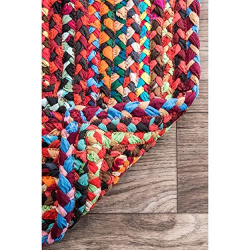 Hand Braided Area Rug - Multi