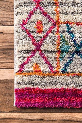Tribal Shag Area Rug