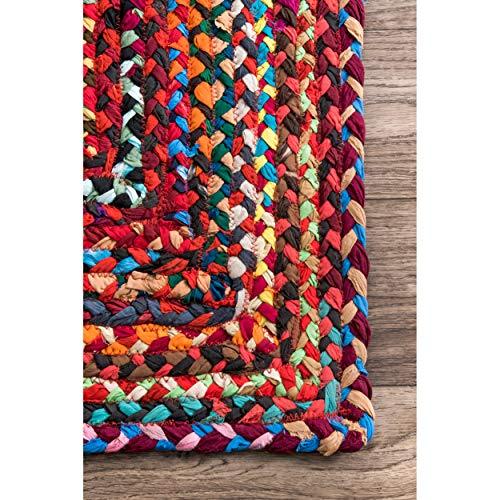 Hand Braided Area Rug - Multi