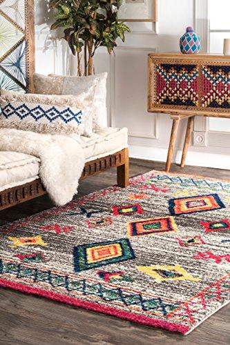 Tribal Shag Area Rug