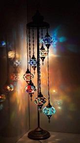 *HANDMADE* MOSAIC LAMP * CUSTOMIZED