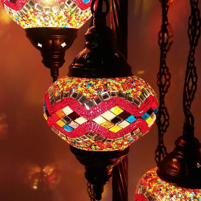 *HANDMADE* MOSAIC LAMP * CUSTOMIZED