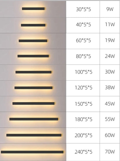 Outdoor Sleek Wall Light