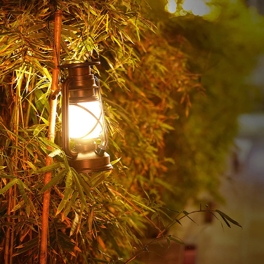 Rustic led lanterns -  LED Vintage Kerosene Lamp