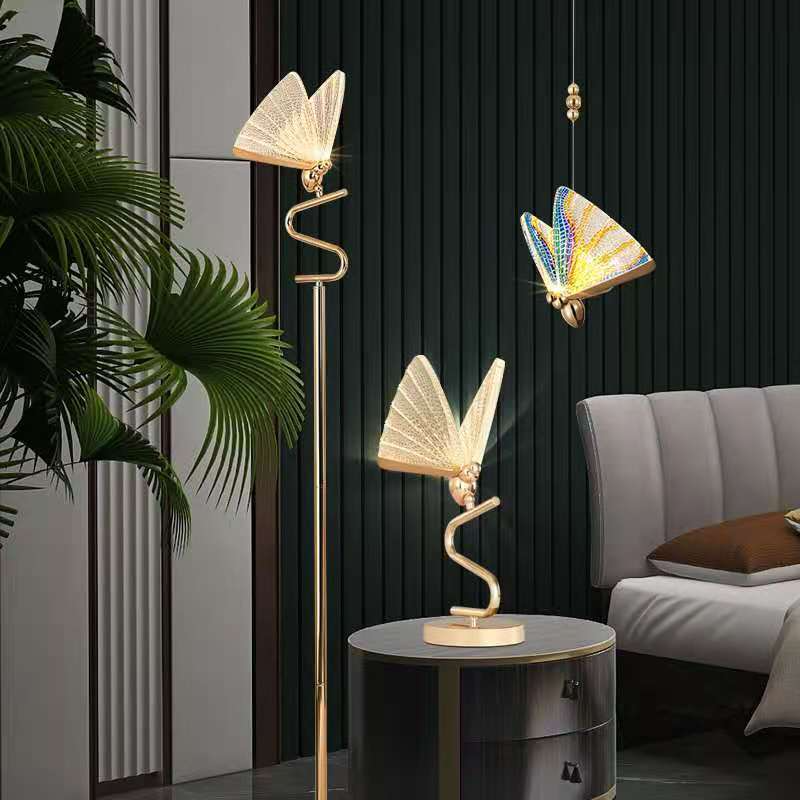 Lumin Flutter Mosaic Butterfly Lamp
