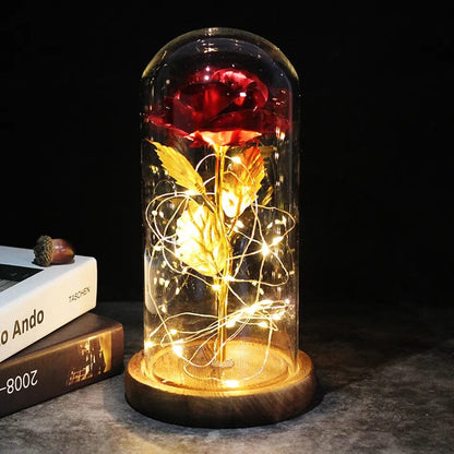 (ALMOST SOLD OUT) 24K Gold Plated ENCHANTED FOREVER ROSE With LED