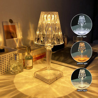 (ALMOST SOLD OUT) Crystal Color Changing Touch Control + Remote Control Lamp