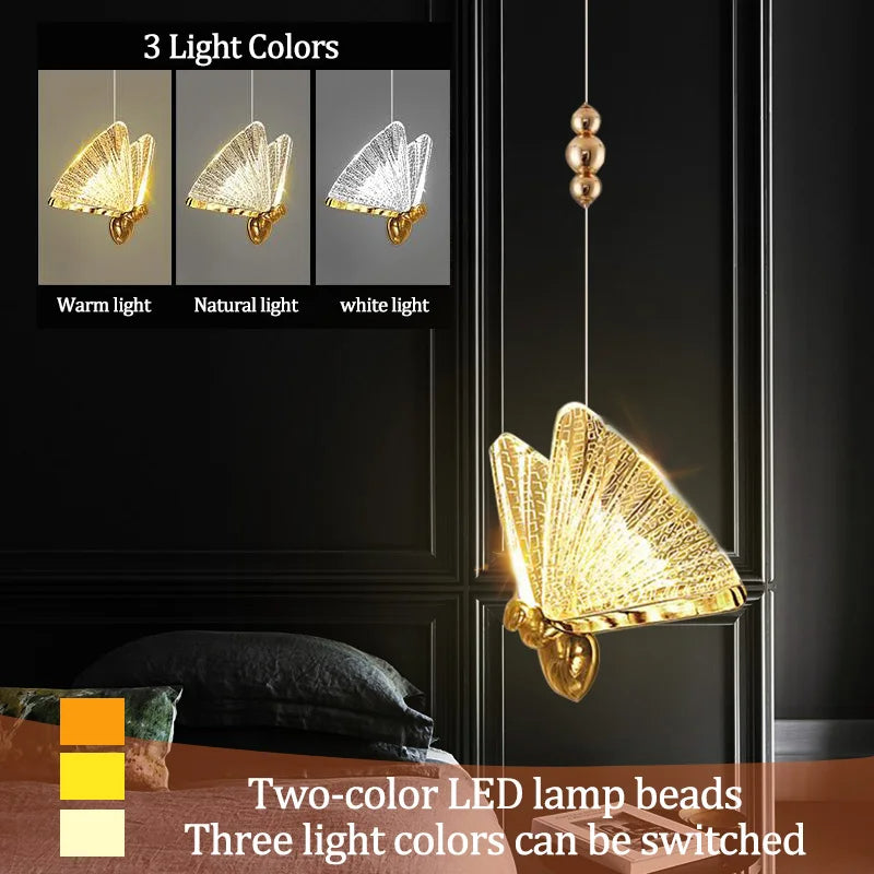 Lumin Flutter Mosaic Butterfly Lamp