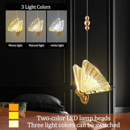 Lumin Flutter Mosaic Butterfly Lamp
