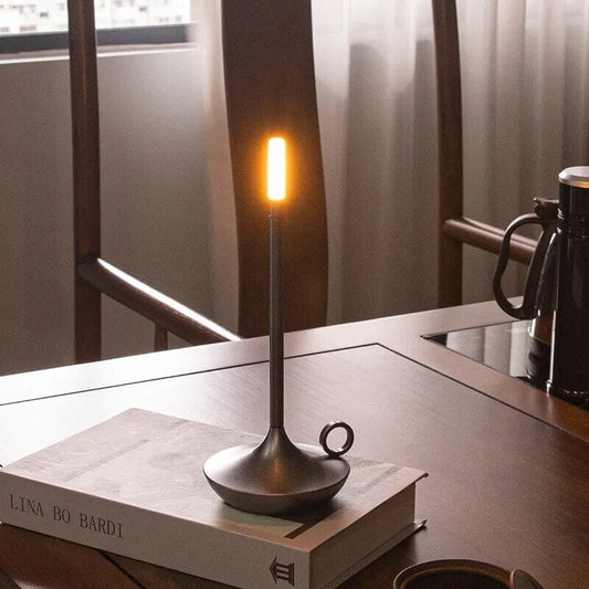 (BOGO OFFER TODAY ONLY BUY ONE GET SECOND 50% OFF) LED Modern Candle Table Lamp