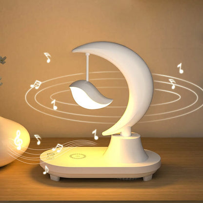 (ALMOST SOLD OUT) Enchanted Glow: Wireless Charging 7 Color Changing Night Light with BT Music Speaker