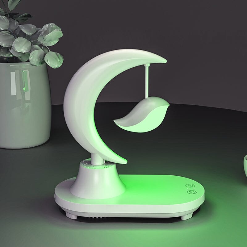 (ALMOST SOLD OUT) Enchanted Glow: Wireless Charging 7 Color Changing Night Light with BT Music Speaker