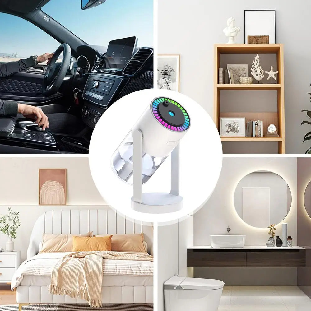 Humidifier for bedroom with star night light projector / Mini car humidifier