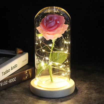 (ALMOST SOLD OUT) 24K Gold Plated ENCHANTED FOREVER ROSE With LED