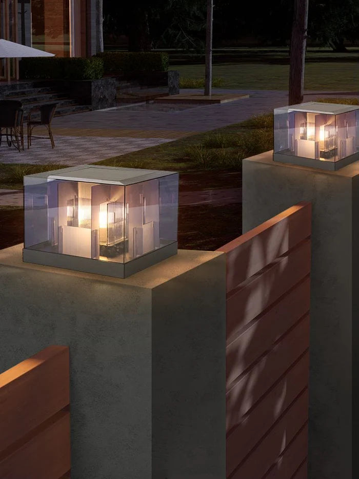 Cubex Gleam Outdoor Light (Solar) – Elegance Meets Functionality