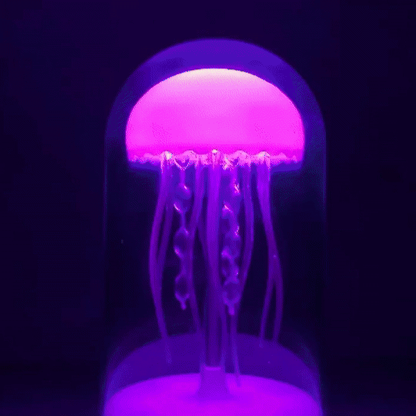 Led Jellyfish light color changing lamp with Bluetooth speaker