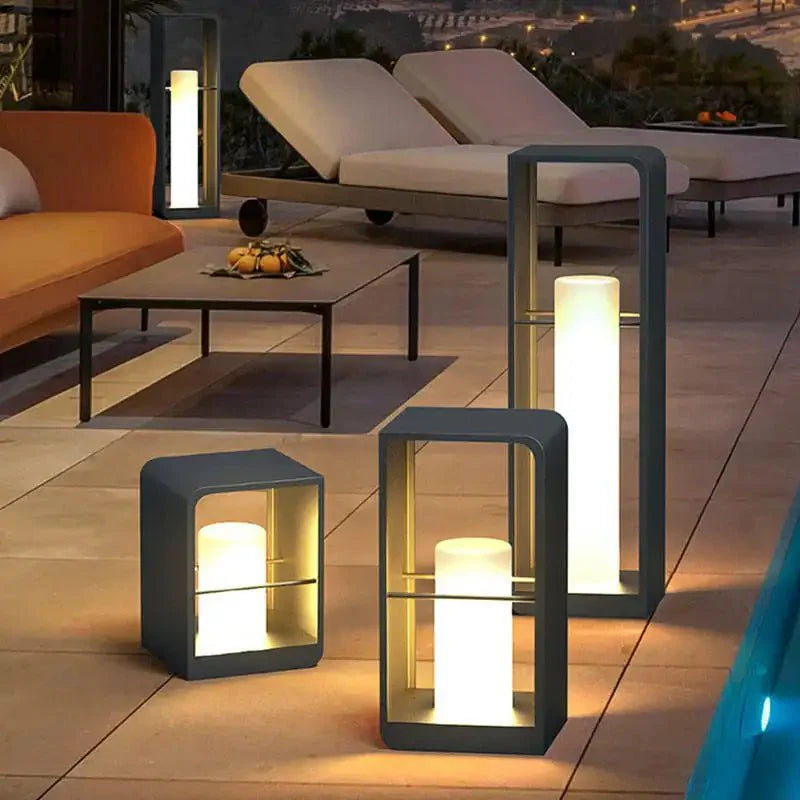 Garden Lantern (Solar) – Illuminate Your Outdoor Space with Modern Elegance