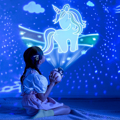 Childrens Night Light projector Lamp - Nursery Lamp