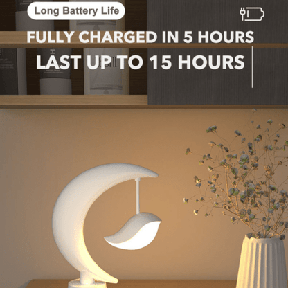 (ALMOST SOLD OUT) Enchanted Glow: Wireless Charging 7 Color Changing Night Light with BT Music Speaker