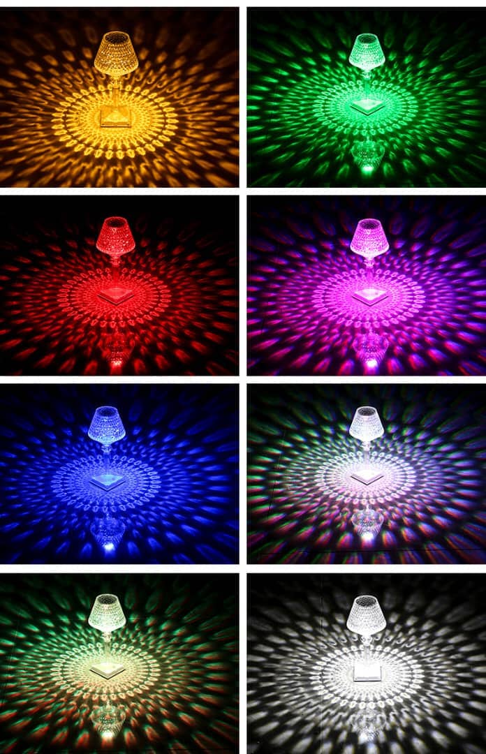 (ALMOST SOLD OUT) Crystal Color Changing Touch Control + Remote Control Lamp