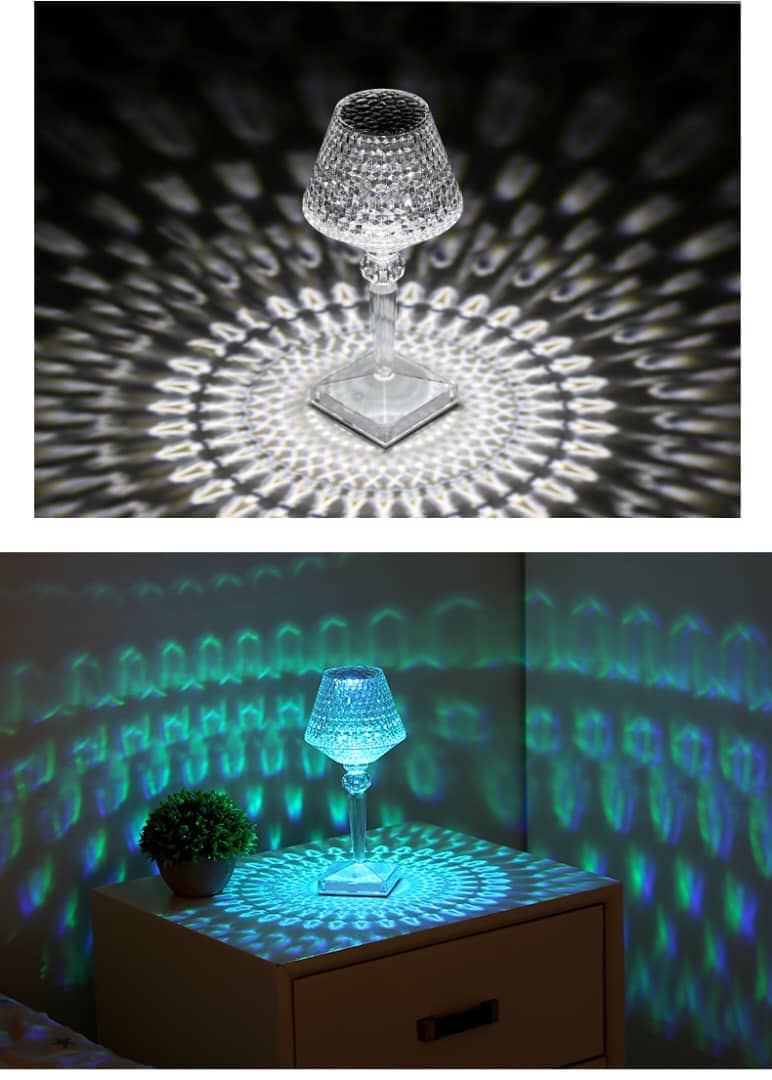 (ALMOST SOLD OUT) Crystal Color Changing Touch Control + Remote Control Lamp