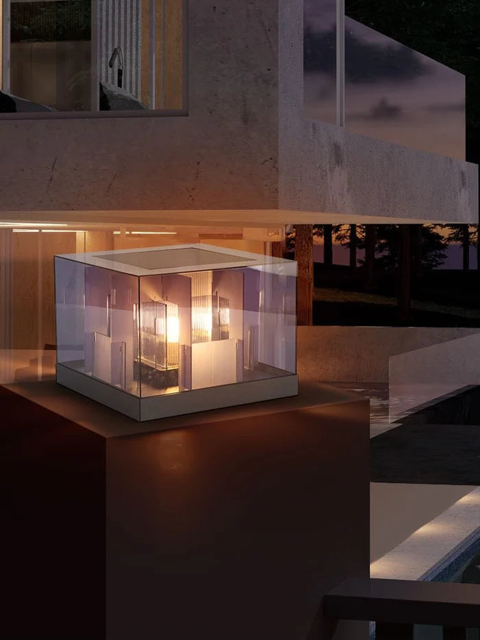 Cubex Gleam Outdoor Light (Solar) – Elegance Meets Functionality