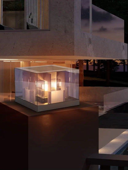 Cubex Gleam Outdoor Light (Solar) – Elegance Meets Functionality