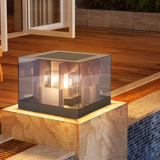 Cubex Gleam Outdoor Light (Solar) – Elegance Meets Functionality