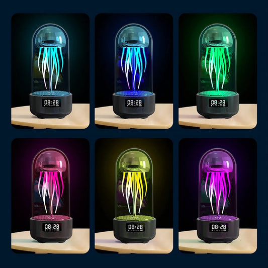 Led Jellyfish light color changing lamp with Bluetooth speaker