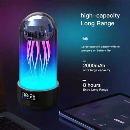 Led Jellyfish light color changing lamp with Bluetooth speaker