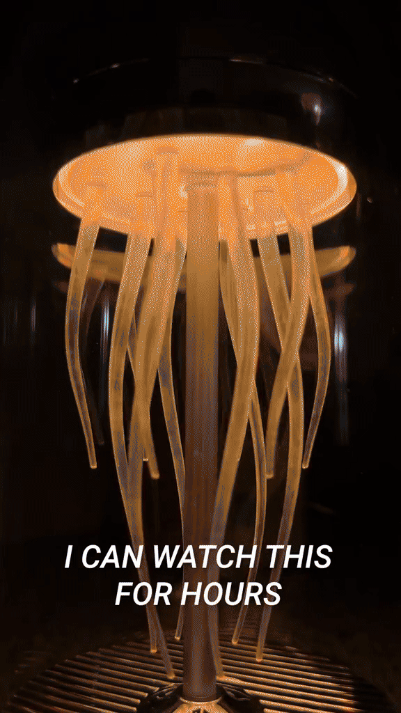 Led Jellyfish light color changing lamp with Bluetooth speaker