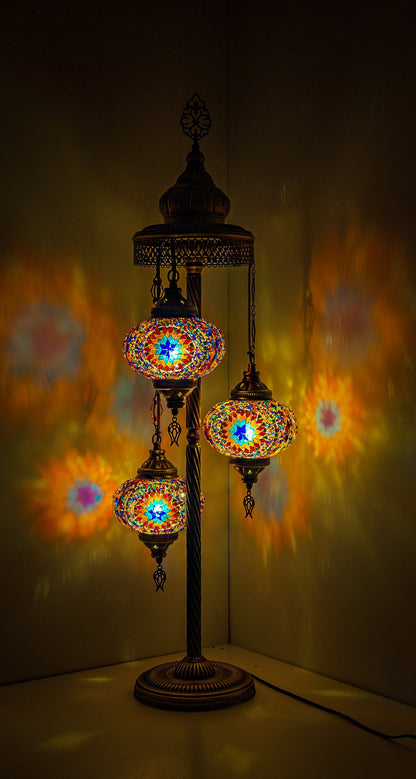 *HANDMADE* MOSAIC GLOBE LAMP LIMITED EDITION (ONLY FEW WILL BE MADE) BIG GLOBES
