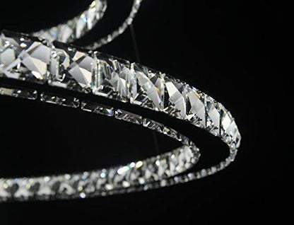 Galaxy Round Rings Crystal Chandelier - New