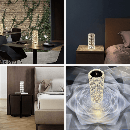 Crystal Color Changing Touch Control + Remote Control Lamp