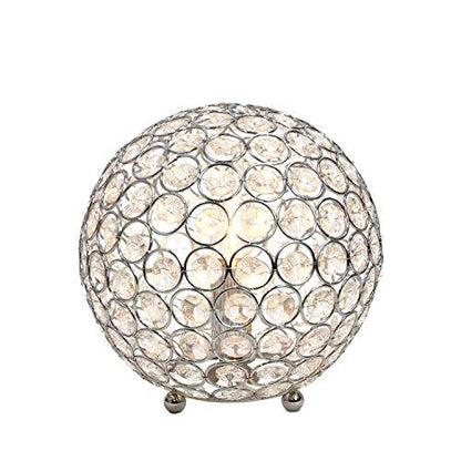 Elegant Design Crystal Ball Table Lamp