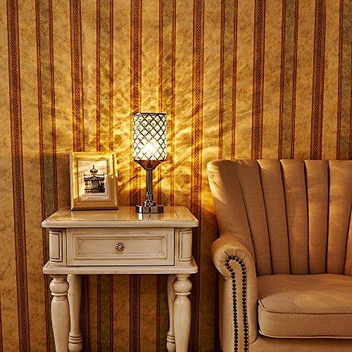 Clear Crystal Silver Table lamp