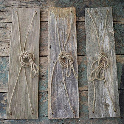 Handcrafter Hanging Swing Rope Floating Shelves, Set of 3