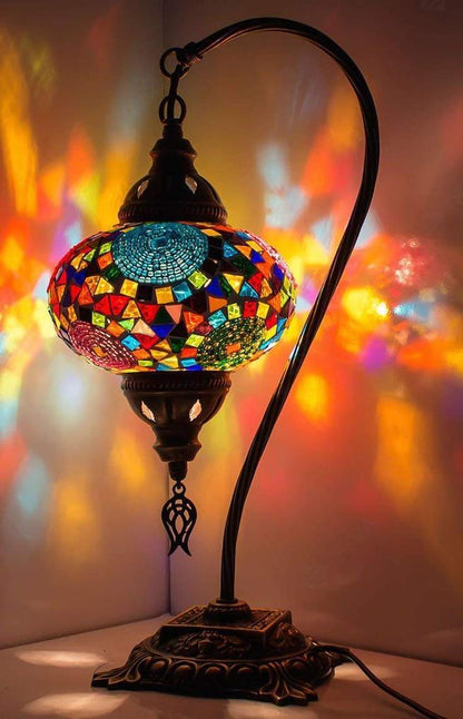 CUSTOMIZED MOSAIC SWAN LAMP (FREE AND FAST EXPEDITED 5 DAY SHIPPING)
