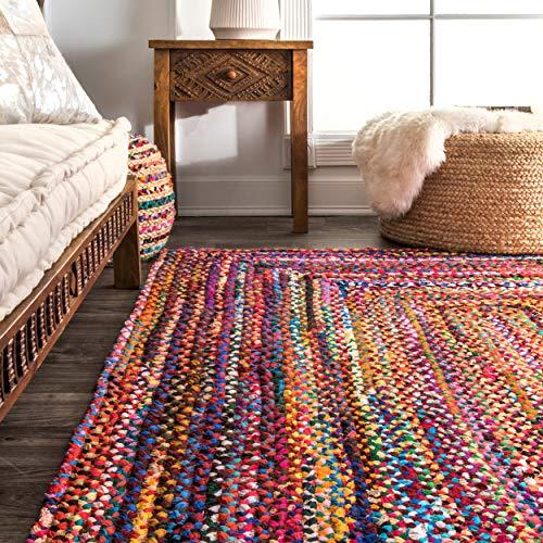 Hand Braided Area Rug - Multi