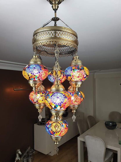 Customized  *HANDMADE* MOSAIC CHANEDLIER
