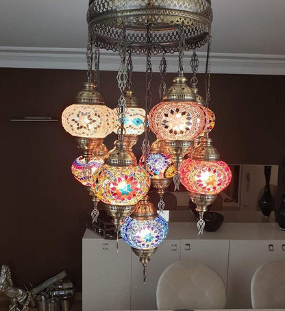 Customized  *HANDMADE* MOSAIC CHANEDLIER