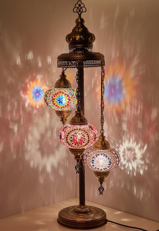 *HANDMADE* MOSAIC GLOBE LAMP LIMITED EDITION (ONLY FEW WILL BE MADE) - C