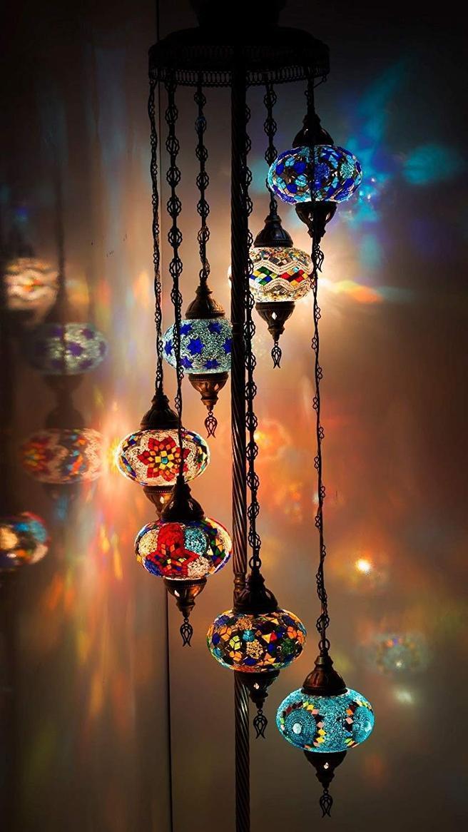 *HANDMADE* MOSAIC GLOBE LAMP LIMITED EDITION (ONLY FEW WILL BE MADE) BIG GLOBES
